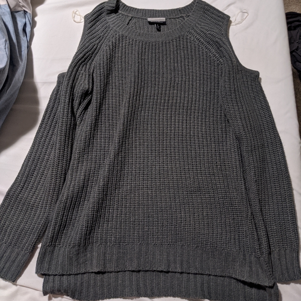 Gray sweater